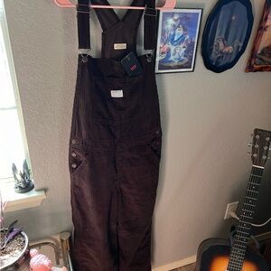 Brown Corduroy Levi’s Overalls Women’s Large